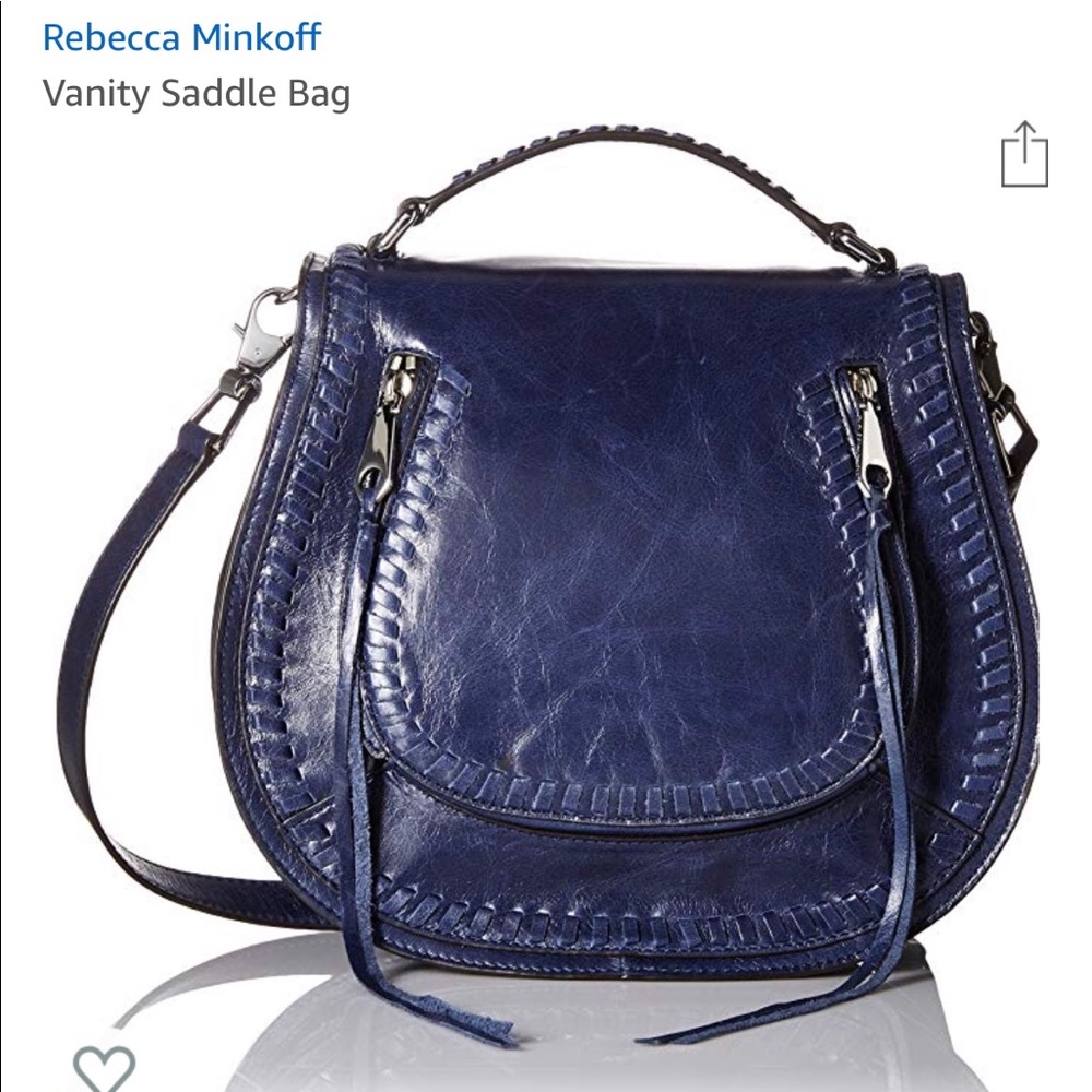 NWT Rebecca Minkoff Sm.Vanity Saddle Bag Crossbody